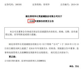 菲利華財(cái)報(bào)烏龍頻發(fā)，董事長天價(jià)年薪風(fēng)波未平，2108年報(bào)更正再引關(guān)注
